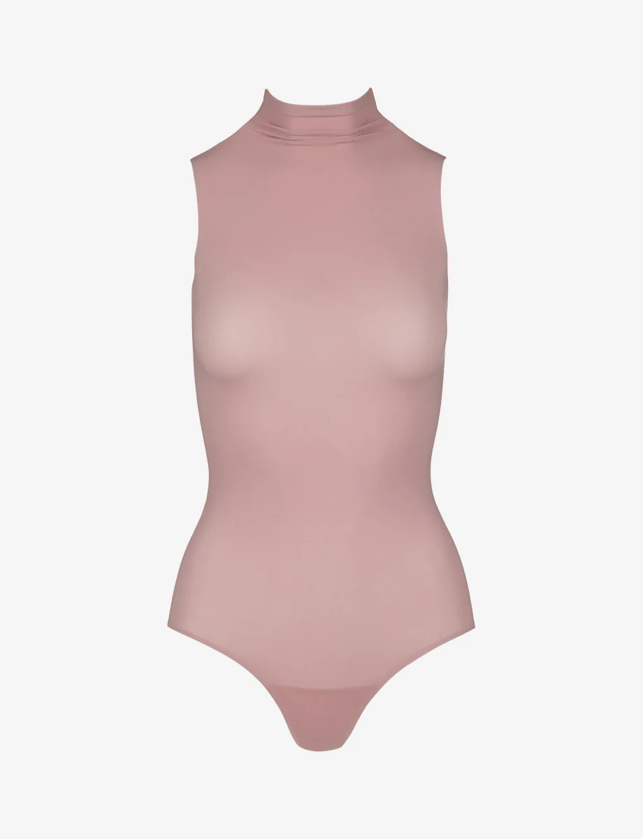 Ballet Mockneck Sleeveless Bodysuit - Image 9