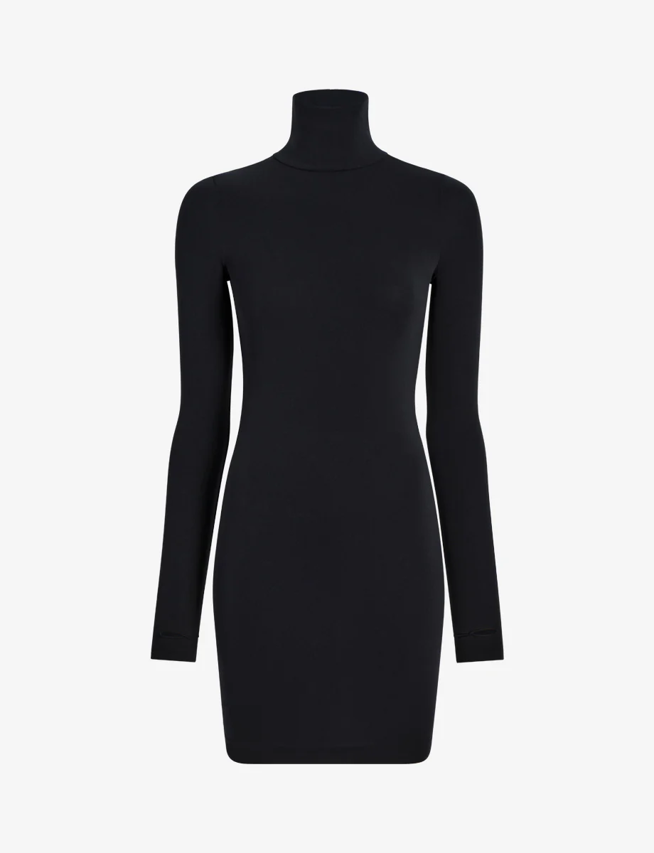 Ballet Body Turtleneck Mini Dress with Thumbholes - Image 5