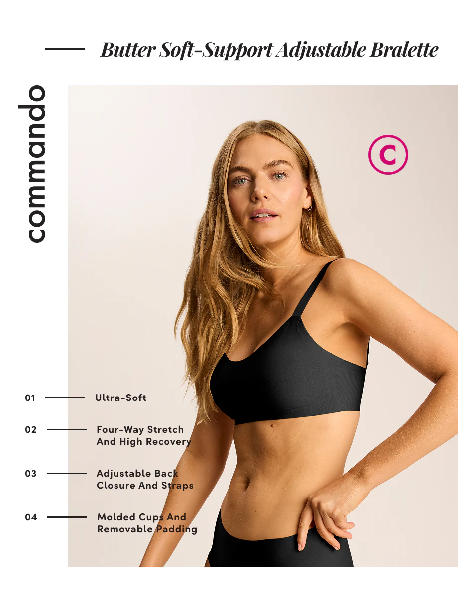 Butter Soft-Support Adjustable Bralette - Image 12