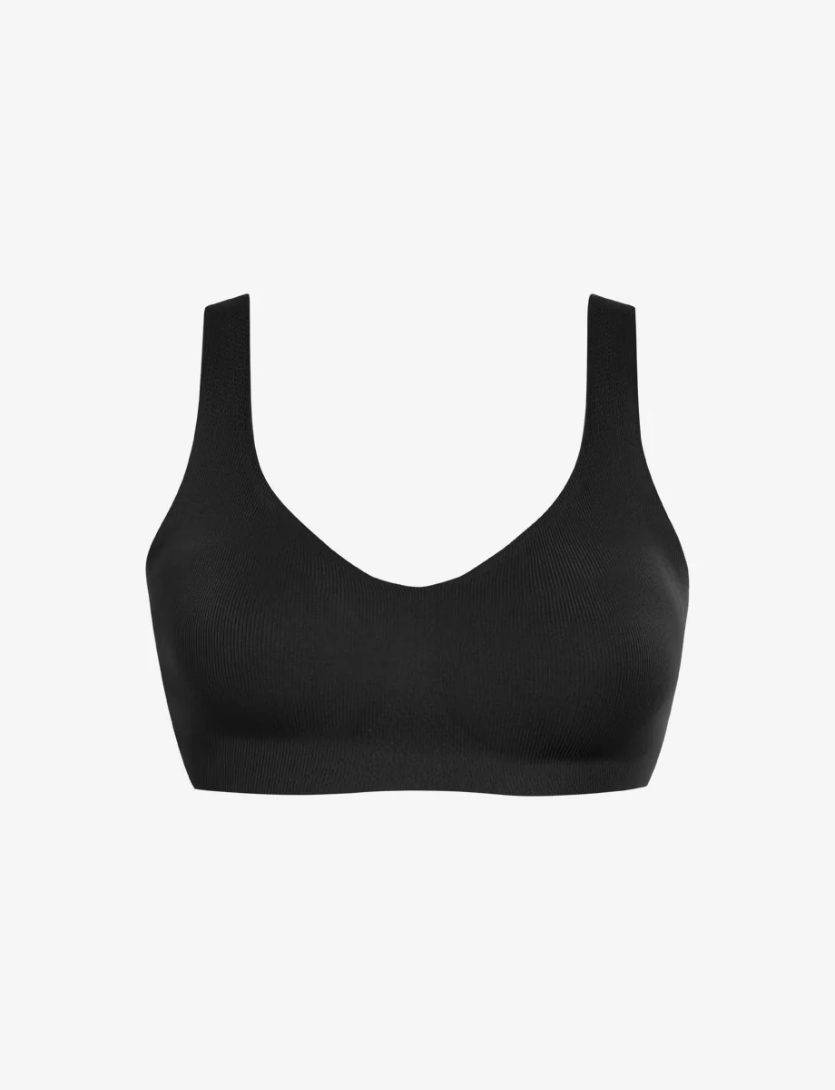 Cotton Refined Rib Bonded Bralette - Image 5