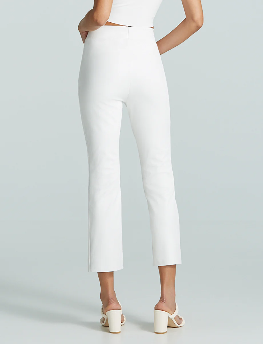 Faux Leather 7/8 Split Front Pant - Image 9