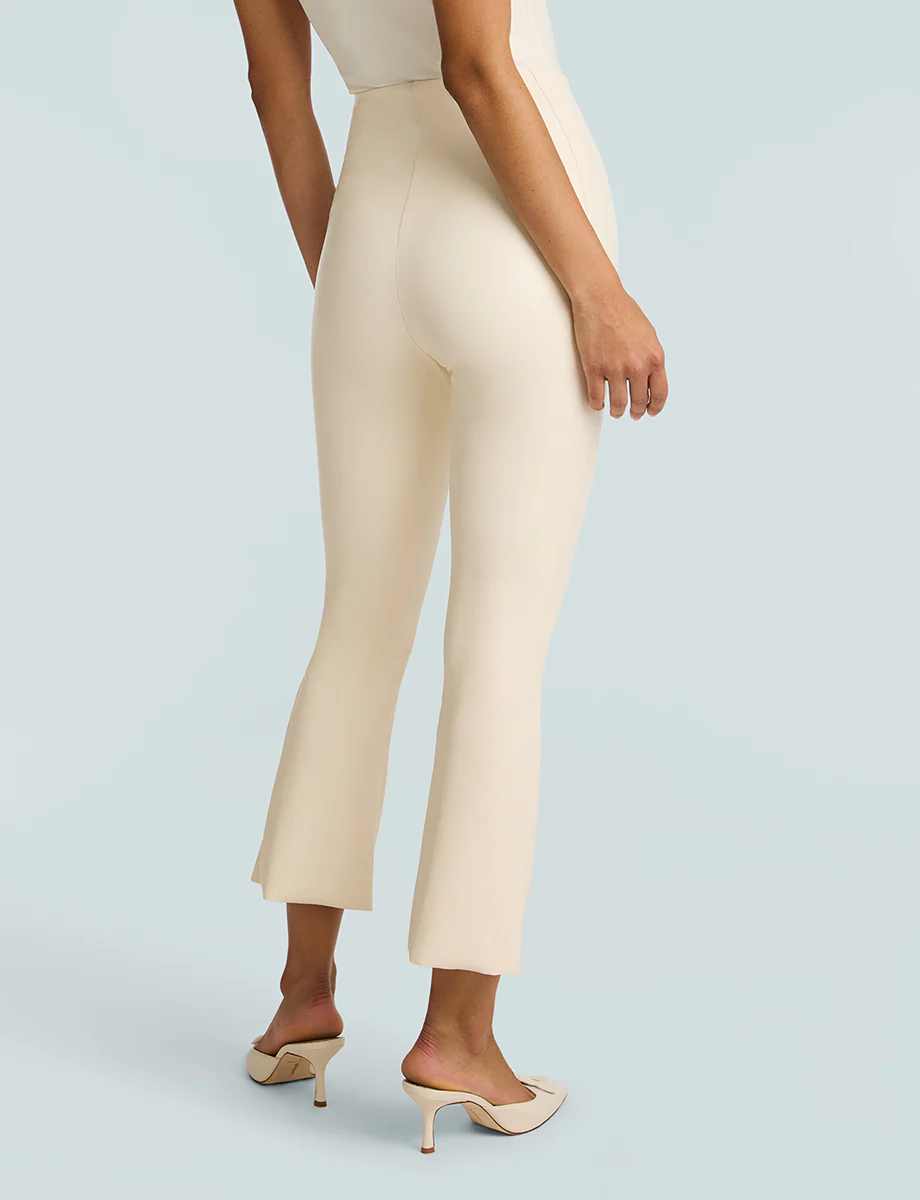 Faux Leather Crop Flare - Image 17