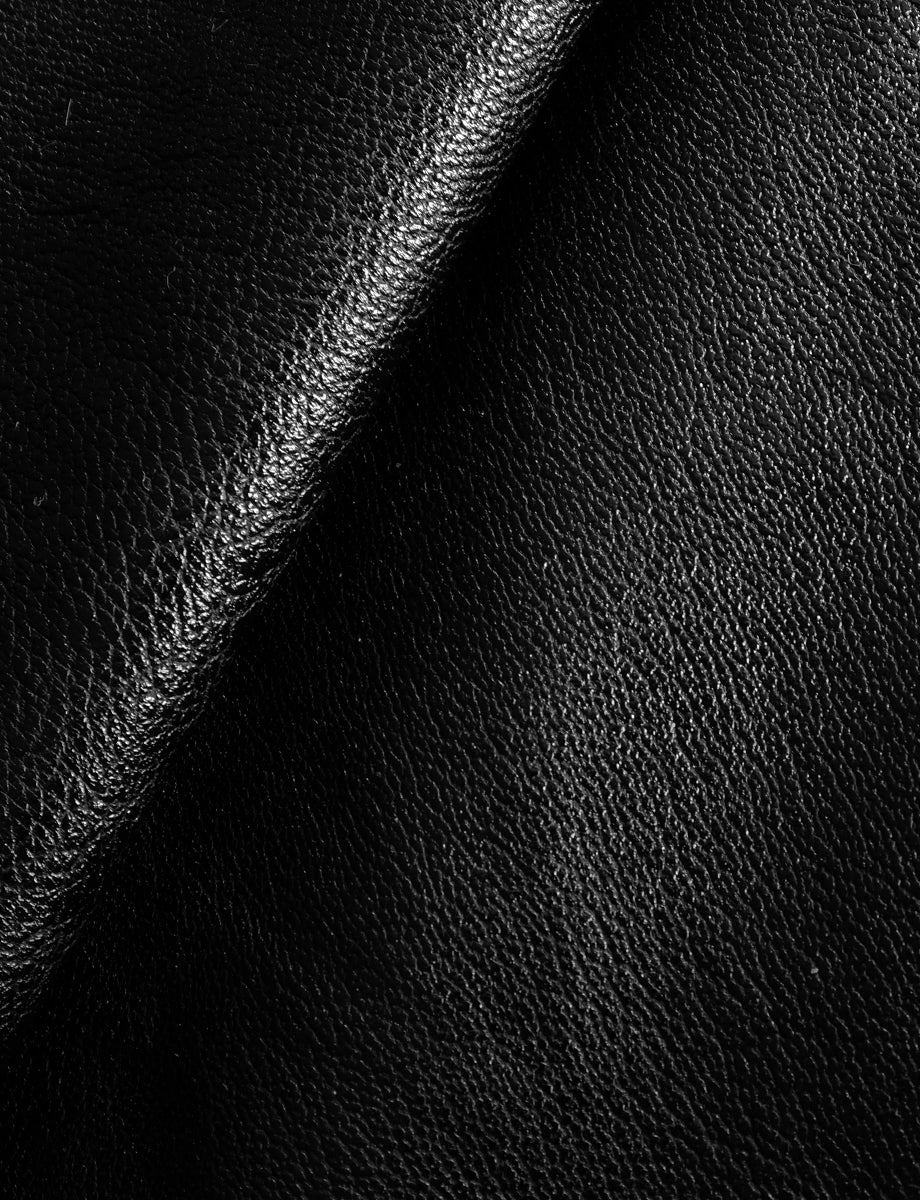 Faux Leather Double-Breasted Jacket - Image 3