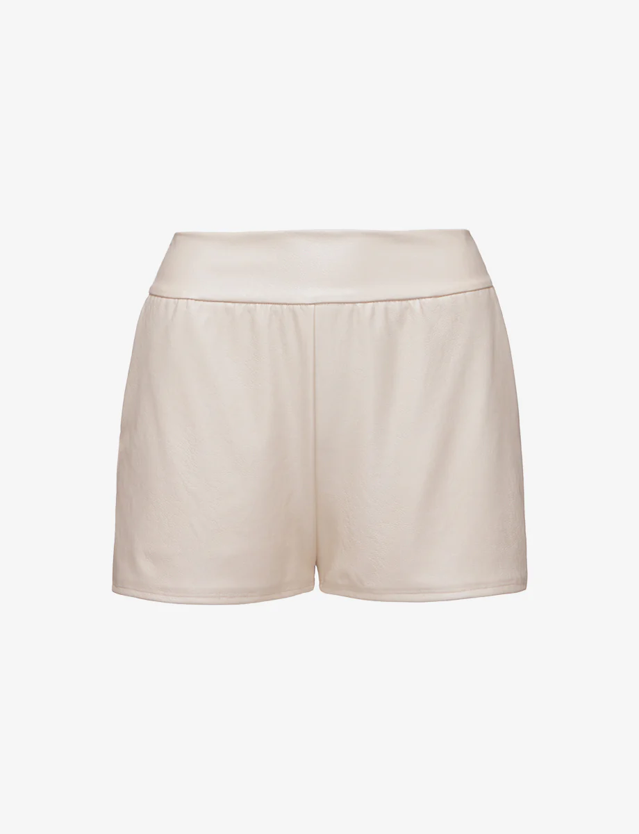 Faux Leather Relaxed Short - Image 13