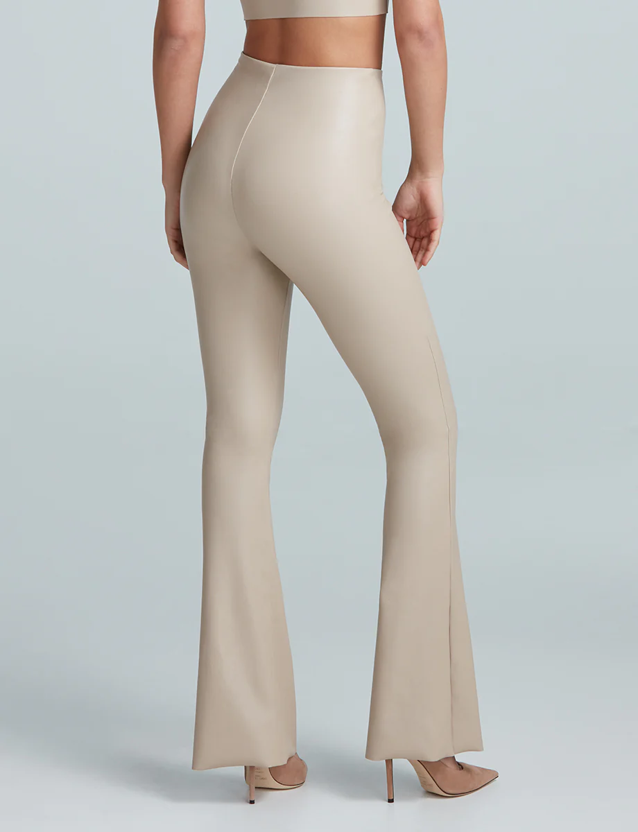 Faux Leather Flared Legging - Image 8
