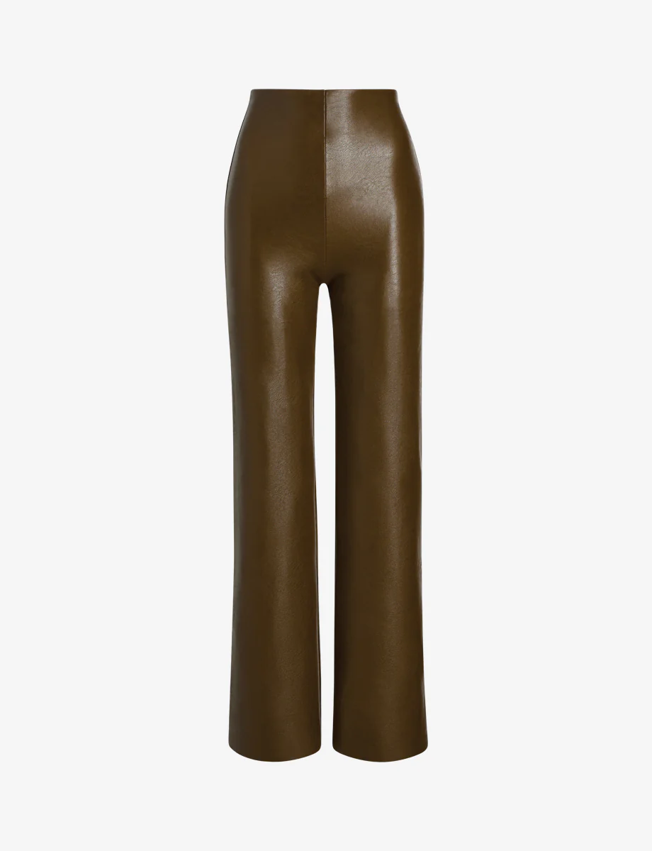 Faux Leather Wide Leg Pant - Image 19
