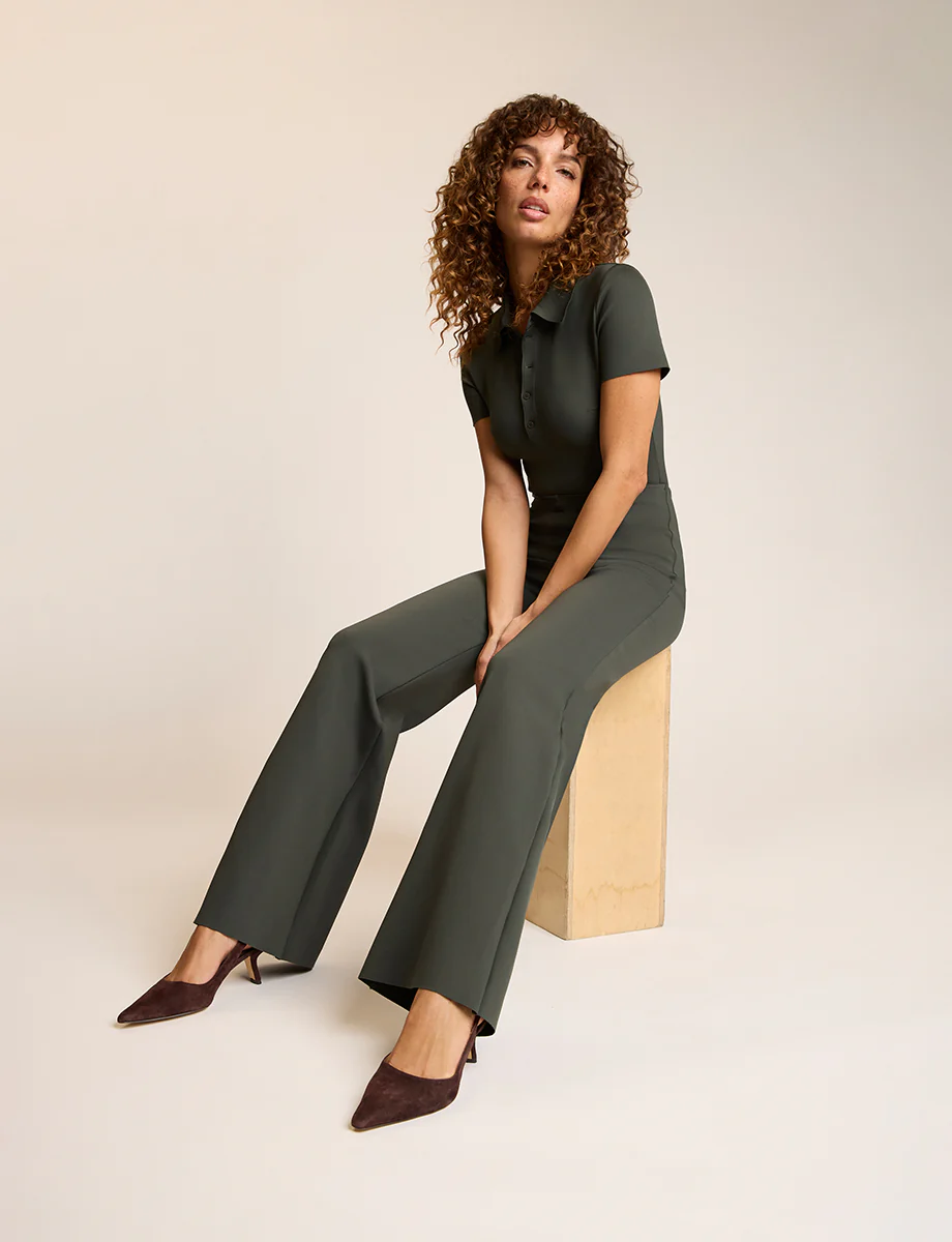 Neoprene Wide Leg Pant - Image 19